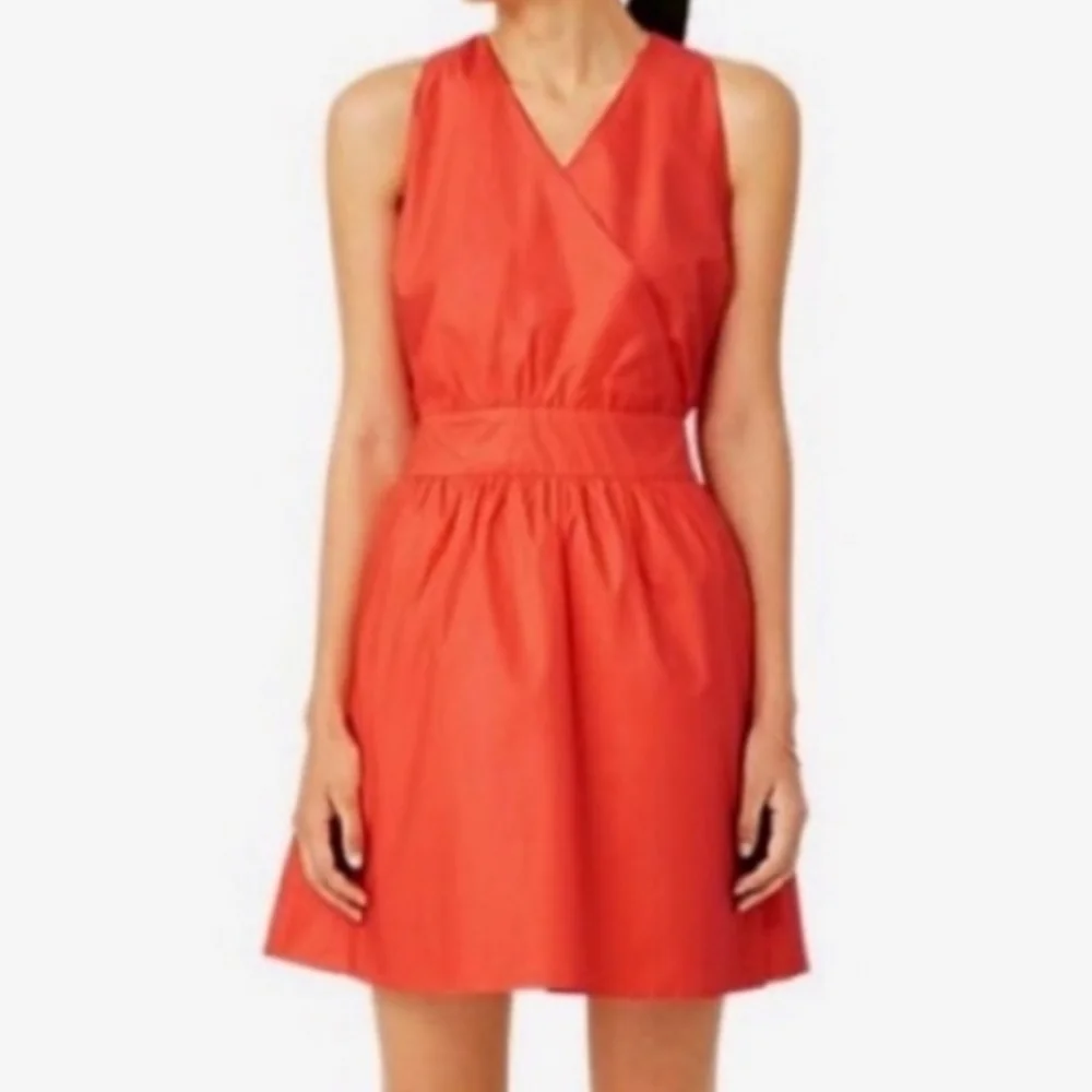 Kate Spade Saturday Open Back Cotton Wrap Dress 0